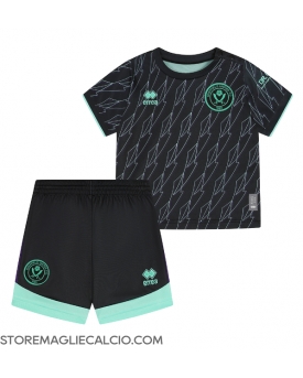 Sheffield United Maglia Gara Trasferta Repliche 2024-25 Bambino Maniche Corte